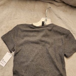 Fitted Ribbed Croptop - Forever 21 - Women's